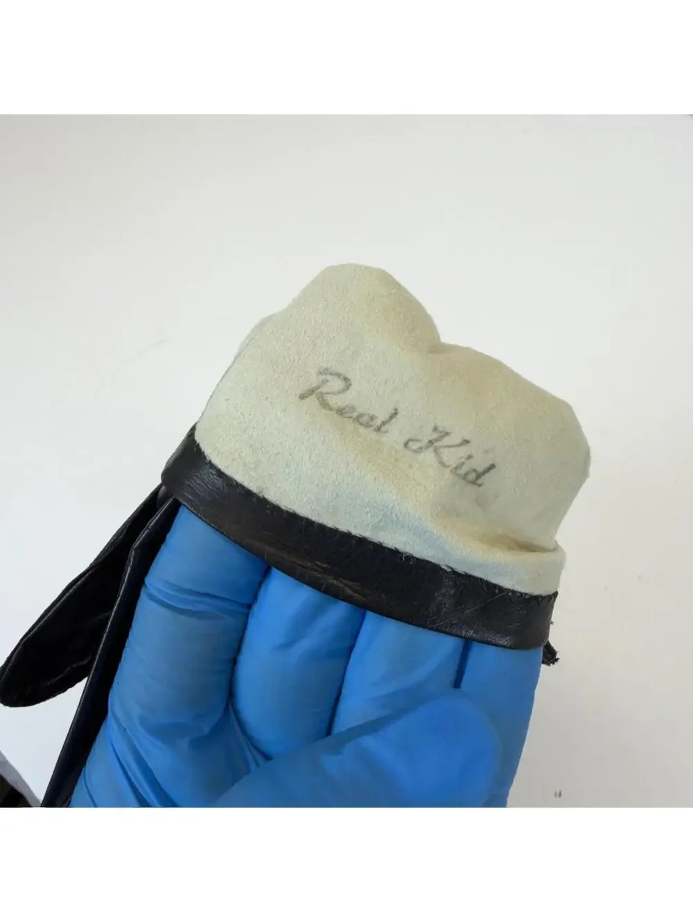 Real Kid Vintage Leather Gloves Lined Western Germany WPL-9111 Size 6 1/2 D-10‎